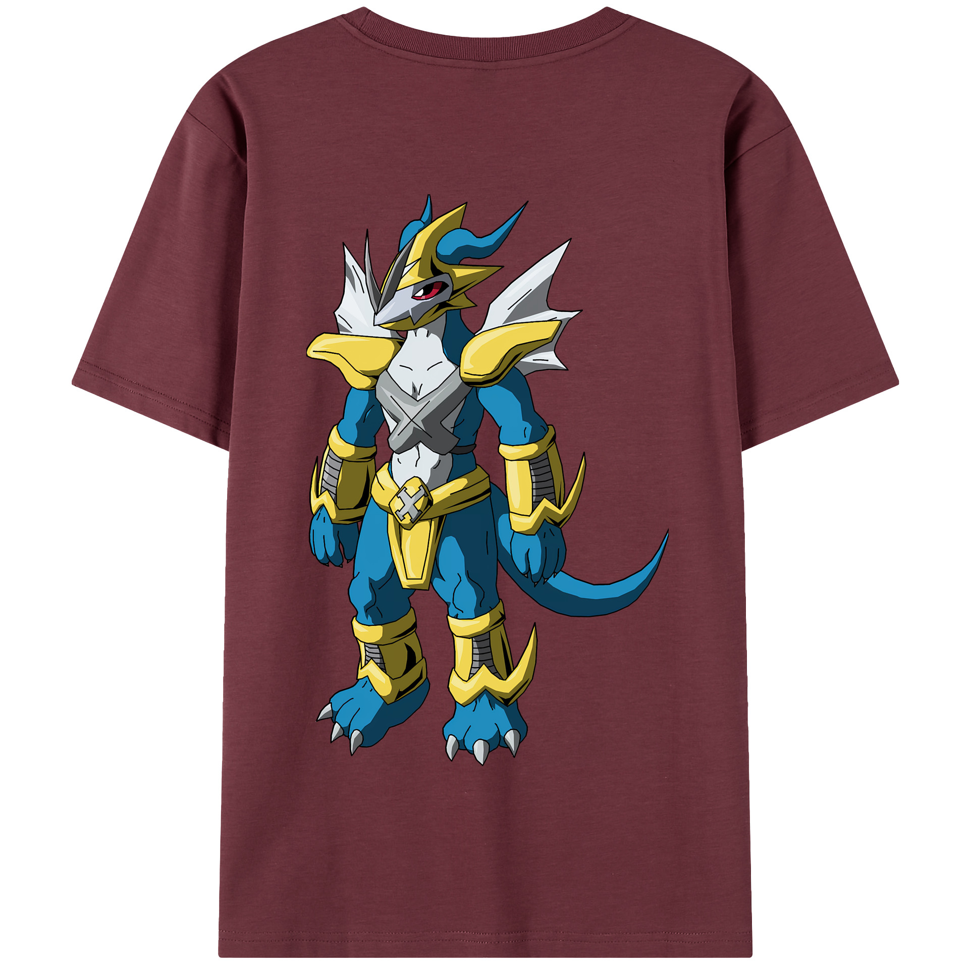 （画像用） Digimon デジタルモンスター/デジモン 綿100％半袖Tシャツ（背面プリント）